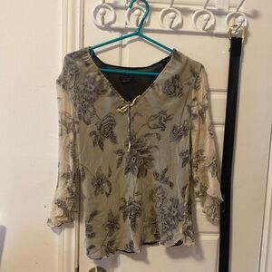 silk vintage blouse
